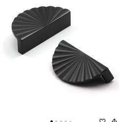 $40-10 Pack Brand New Black Cabinet Pulls 3" Hole Center Cup Flat Matte   Black Drawer Pulls for Kitchen Cupboard,Bathroom  drawers, Dressers or Cabin
