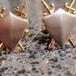 Vintage Hickok Shield Sword Cufflinks