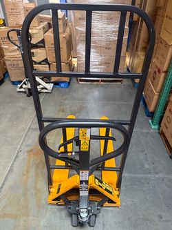 B-Glow Manual Pallet Jack with Back Guard