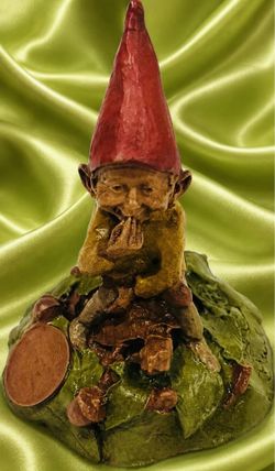 Original Vintage Tom Clark Gnome Sculpture Figurine Fine Art Eddie on Turtle #43 Collectible Cairn Studio 1984 Statue HILLCREST / UNIVERSITY HEIGHTS