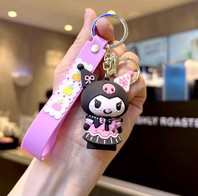 New Hello Kiity And Friends Kuromi Keychain Or Backpack Charm