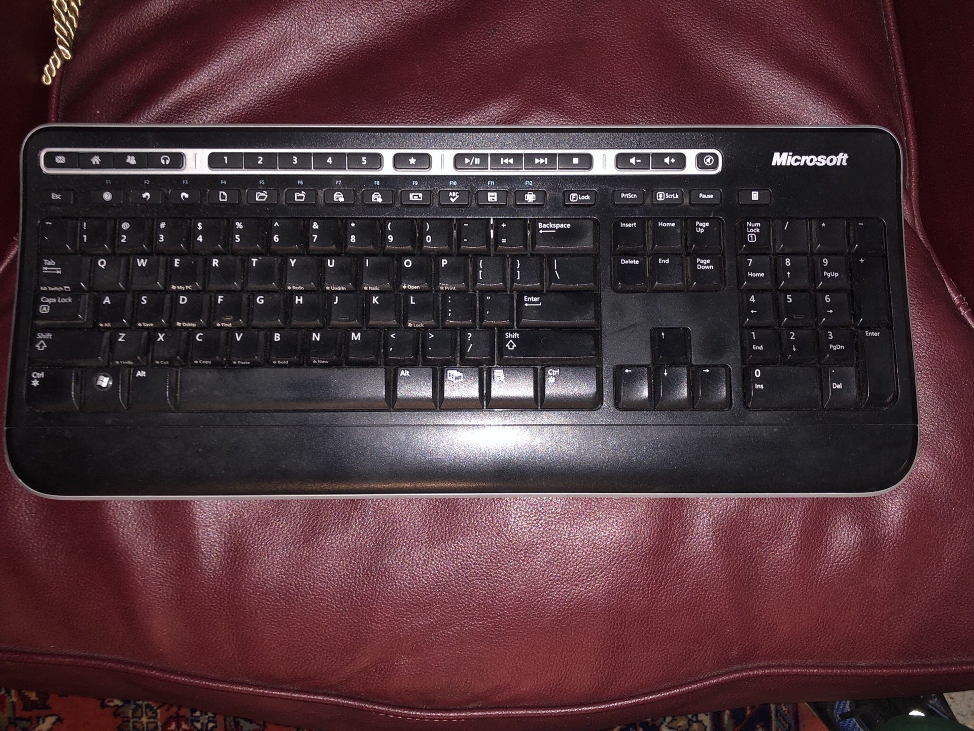 Microsoft wireless keyboard 1000 model 1356