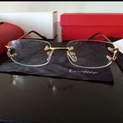 Cartier Mens Woman's Glasses 