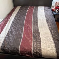 Queens Size Bed Frame (mattress and box Spring Included)