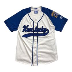 Vintage Starter Kentucky Wildcats Baseball Jersey Medium M Mens Script Logo 90s