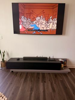 Black TV Stand with Storage *Pick up only*
