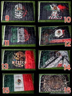 México flags size 5’x3’ $20 each