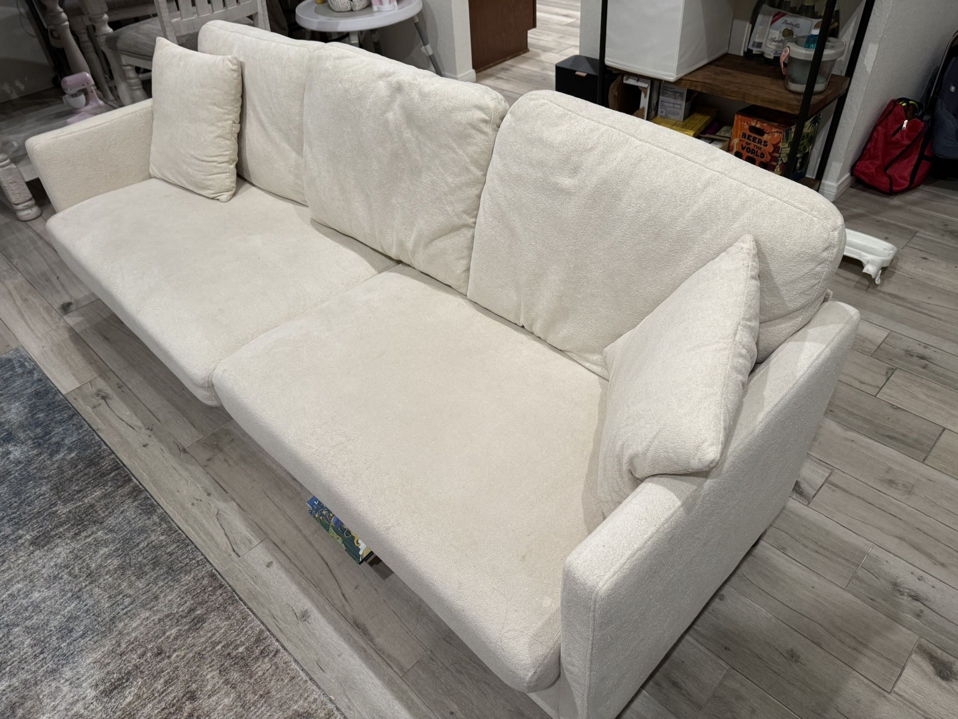 Fabric Sofa — Fully Disassemblable & Easy to Transport