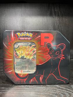 Factory sealed and unopened. Includes:  * 1 foil promo card featuring Team Rocket’s Persian ex * 5 Pokémon TCG booster packs * 1 Pokémon TCG Live code