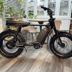 New Super73 S2 Custom Electric e Bike Bicycle ebike Super 73 40mph 2000w 52v matte black