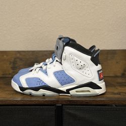  jordan 6 retro unc white sz 6.5y 