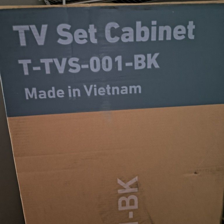 Black Brand New In Box Entertainment Center