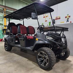 6 Seat Golf Cart 2024 CA Legal At Turbopowersports Com