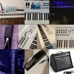 Arturia KeyLab 88 MkI [Rare] • Full Pro Rig Bundle • [Stand + Amp + Sustain Pedal + Cables] 