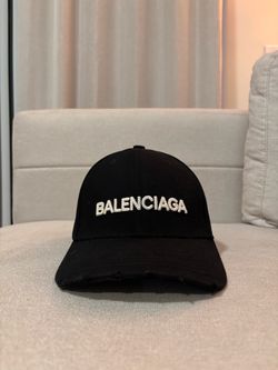 Balenciaga Black Baseball Cap