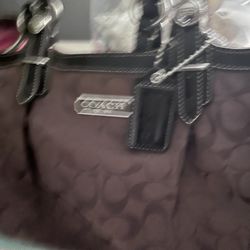 Brown Coach Hand Bag