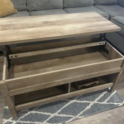 Lifting Coffee Table With Storage