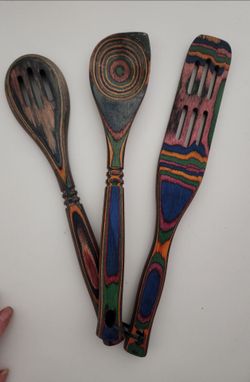 Kitchen Set/3 Ultility Colorful Wooden