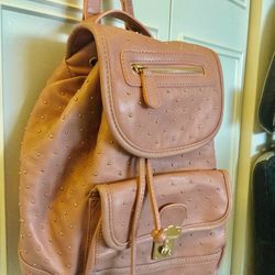 Ladys handbag  🎒backpack style NEW  Lots of room inside / Decorated with beads very nice from Accessorize tore  / On Sale ! 🎒🛍