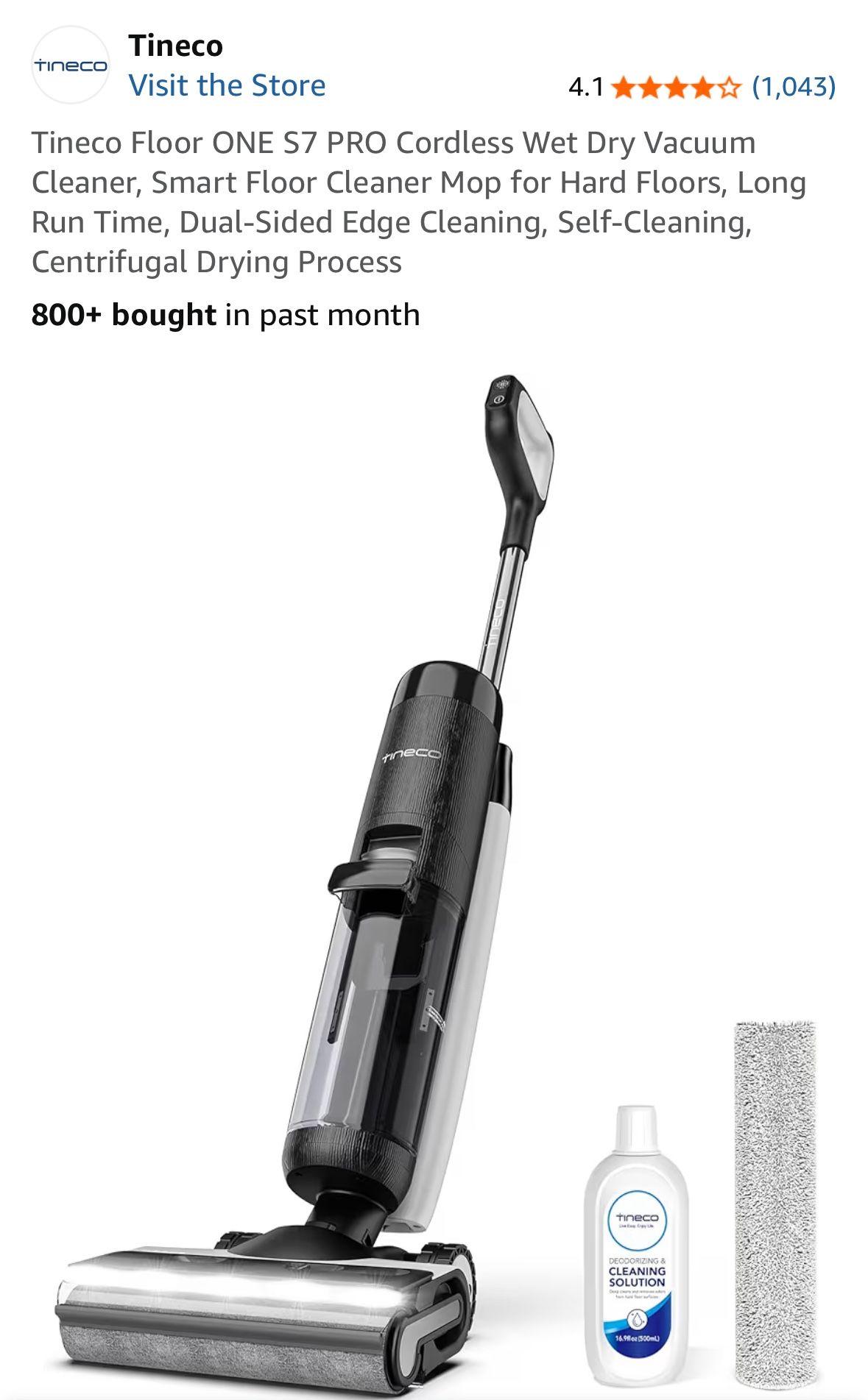 Tineco FLOOR ONE S7 PRO Smart Washer/Mop