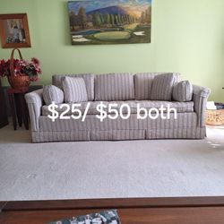 Broyhill Sofa and Love Seat $25 one or $50 both