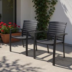 Brand New Modern Stacking Chairs