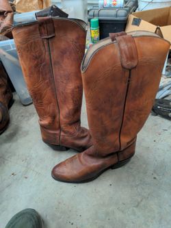 Lot of Leather Boots And Shoes