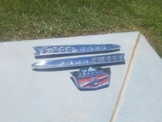 Ford pick up truck 1961 to 1962 hood emblem ornaments OEM original