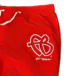Vintage FUBU Sweatpants Joggers Men’s Size 2XL (50-52) Red 1990s Hip Hop