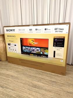 Sony - 65" Class BRAVIA 5 Mini LED 4K UHD Smart Google TV