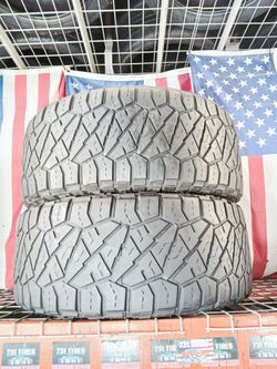 ✅ 305/55R20 NITTO RIDGE GRAPPLER ALL TERRAIN 2 NICE USED TIRES 305 55 20
