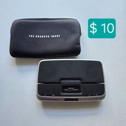 Sharper Image Speaker Alarm Clock