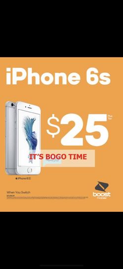 iPhone 6s $25