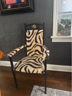 Tiger print chair
