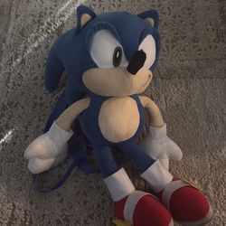 Sonic plushie backpack