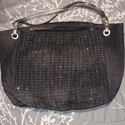 Beautiful Charcoal Bling Purse