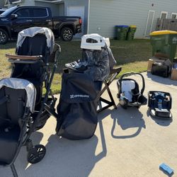 Uppa Baby V2 Full Set Stroller Car Seat