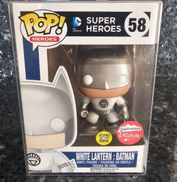 Funko Pop White Lantern Batman #58 Fugitive Toys Exclusive