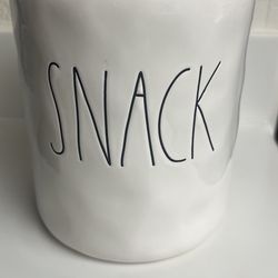 Rae dunn Snack Canister  
