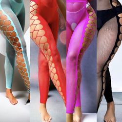 BOGO Footless l Crotchless l OS l Fishnet  Tights/l Stockings l New 