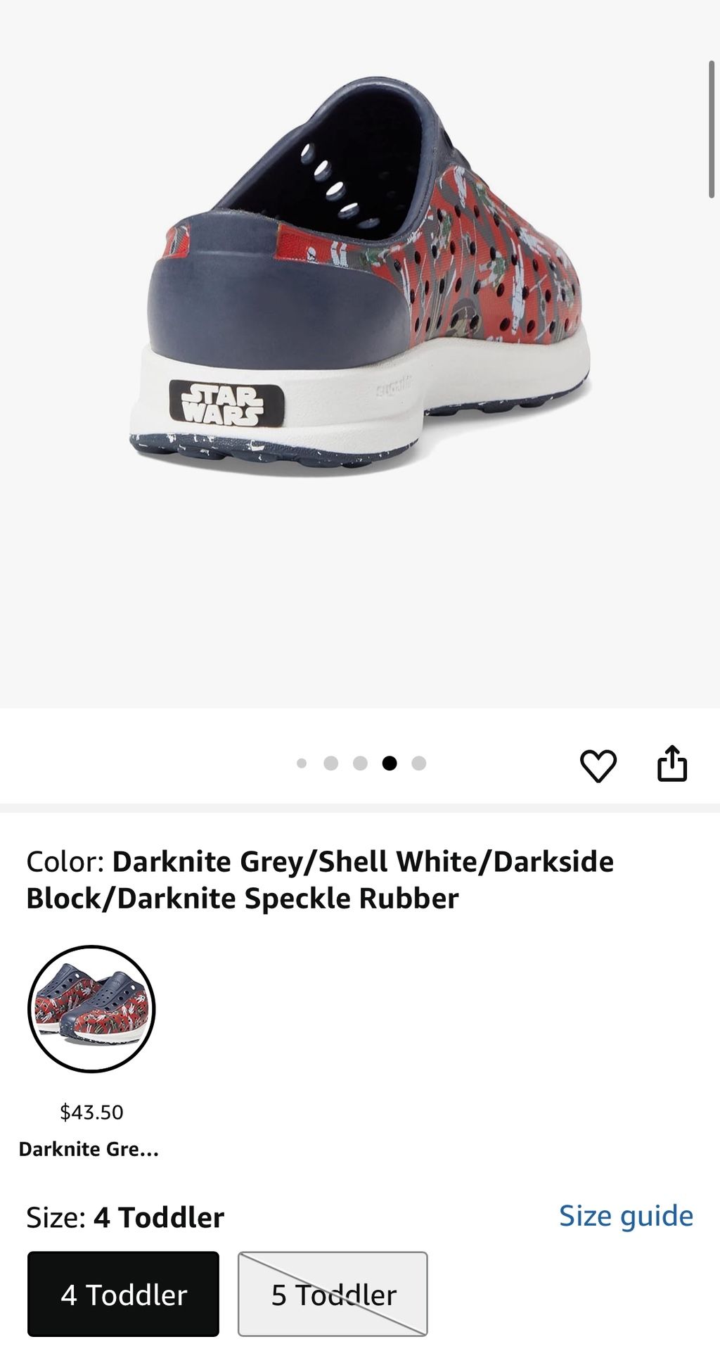Star Wars Native toddler Shoes