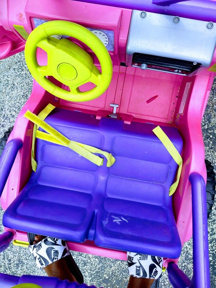Barbie Power Wheels Car