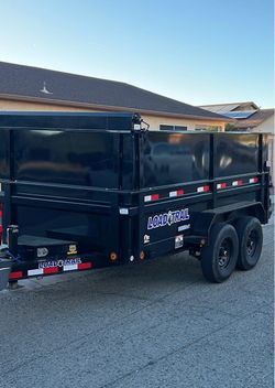 Dump trailer 2024 6x12 load trail