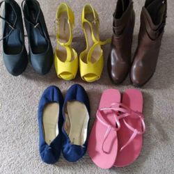 Lot Of Women's Shoes Size 10