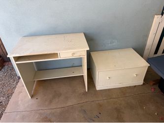 Desk and drawer