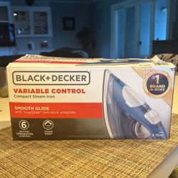 Black+Decker Variable Control Compact Steam Iron