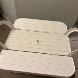 Pool Side Table With Wheels