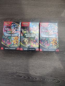 Pokemon Cards Chaos Rising and Perfect Order