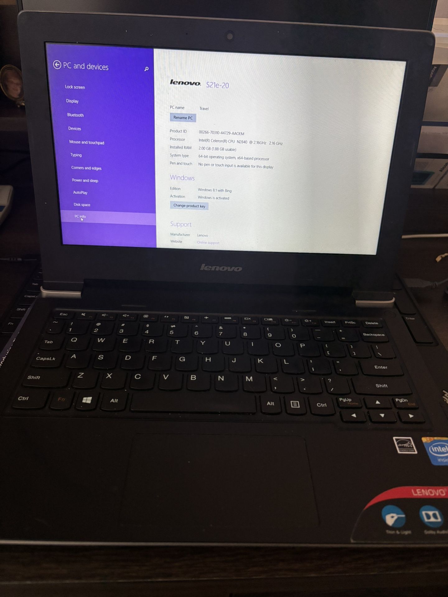 Lenovo S21e-20 11.6 Laptop