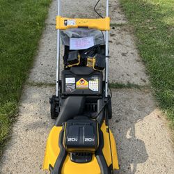New DeWalt 21” 2x20V MAX 3 in 1 Cordless Battery Twin Blade RWD Self Propelled Lawnmower Lawn Mower 